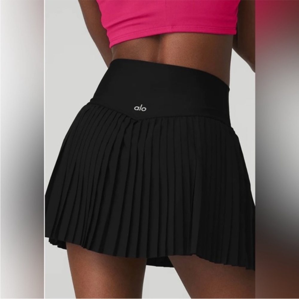 Alo skirt xxs | Alo Yoga Grand Slam Tennis Skirt High Waisted— Pleated